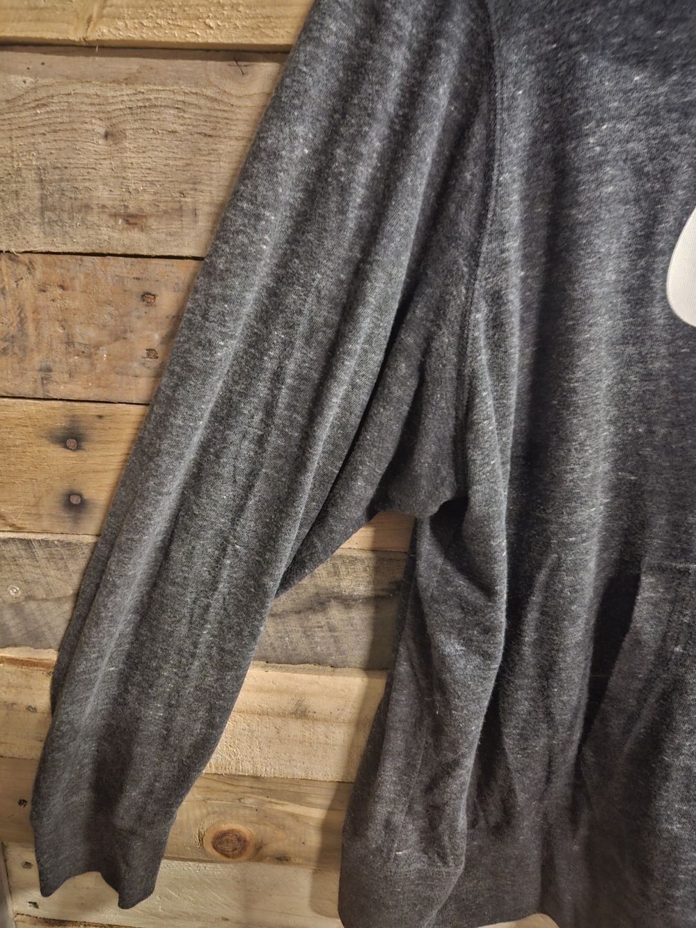 Nike Womens Dark Gray Crewneck Hoodie - Picture 5 of 6